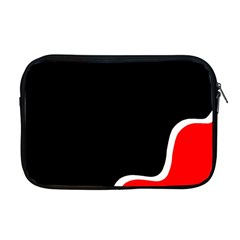 Simple Red And Black Desgin Apple Macbook Pro 17  Zipper Case by Valentinaart