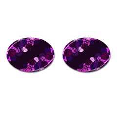 Purple Bubbles Cufflinks (oval) by Valentinaart