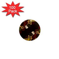 Autumn Bubbles 1  Mini Magnets (100 Pack)  by Valentinaart