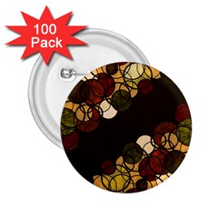 Autumn Bubbles 2 25  Buttons (100 Pack)  by Valentinaart