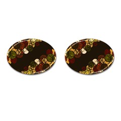 Autumn Bubbles Cufflinks (oval) by Valentinaart