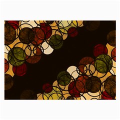 Autumn Bubbles Large Glasses Cloth (2-side) by Valentinaart