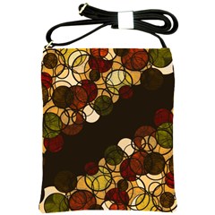 Autumn Bubbles Shoulder Sling Bags by Valentinaart