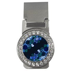 Blue Bubbles Money Clips (cz)  by Valentinaart