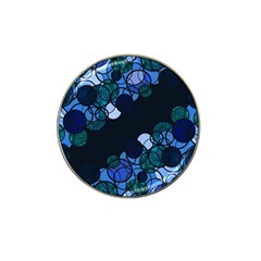 Blue Bubbles Hat Clip Ball Marker by Valentinaart