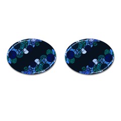 Blue Bubbles Cufflinks (oval) by Valentinaart