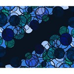 Blue bubbles Deluxe Canvas 14  x 11  14  x 11  x 1.5  Stretched Canvas