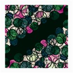 Green and pink bubbles Medium Glasses Cloth (2-Side) Front