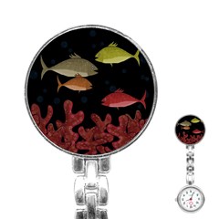 Corals Stainless Steel Nurses Watch by Valentinaart