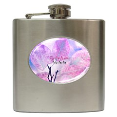 Magic Leaves Hip Flask (6 Oz) by Brittlevirginclothing