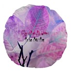 Magic Leaves Large 18  Premium Flano Round Cushions Front