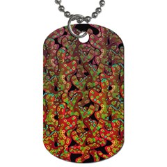 Red Corals Dog Tag (two Sides) by Valentinaart