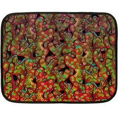 Red Corals Double Sided Fleece Blanket (mini)  by Valentinaart