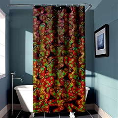 Red Corals Shower Curtain 36  X 72  (stall)  by Valentinaart