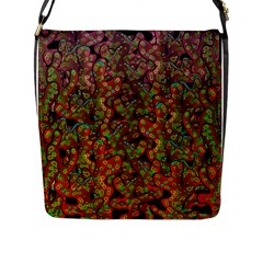 Red corals Flap Messenger Bag (L) 