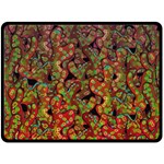 Red corals Double Sided Fleece Blanket (Large)  80 x60  Blanket Front