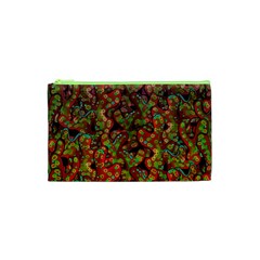 Red Corals Cosmetic Bag (xs) by Valentinaart