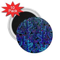 Blue Coral 2 25  Magnets (10 Pack)  by Valentinaart