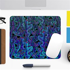 Blue Coral Large Mousepads by Valentinaart