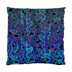 Blue Coral Standard Cushion Case (one Side) by Valentinaart