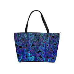 Blue Coral Shoulder Handbags by Valentinaart