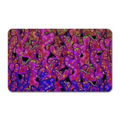 Purple Corals Magnet (rectangular) by Valentinaart