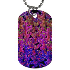 Purple Corals Dog Tag (two Sides) by Valentinaart