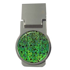 Green Corals Money Clips (round)  by Valentinaart