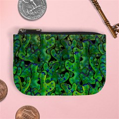 Green Corals Mini Coin Purses by Valentinaart