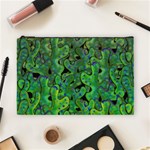 Green corals Cosmetic Bag (Large)  Front