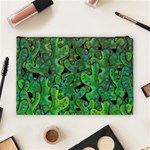 Green corals Cosmetic Bag (Large)  Back