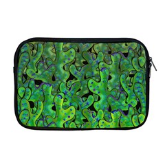 Green Corals Apple Macbook Pro 17  Zipper Case by Valentinaart