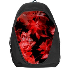 Red Flower  Backpack Bag by Brittlevirginclothing