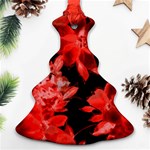 red flower  Ornament (Christmas Tree) Front