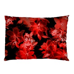 Red Flower  Pillow Case (two Sides) by Brittlevirginclothing