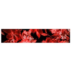 Red Flower  Flano Scarf (small)  by Brittlevirginclothing