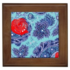 Red Pearled Roses  Framed Tiles by Brittlevirginclothing