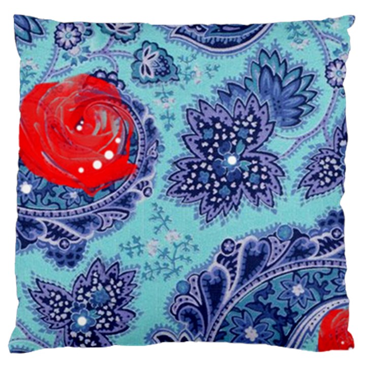 Red pearled roses  Standard Flano Cushion Case (One Side)