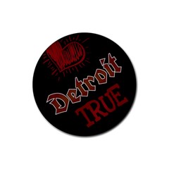 Dcldtv1 Rubber Coaster (round)  by DetroitTrue