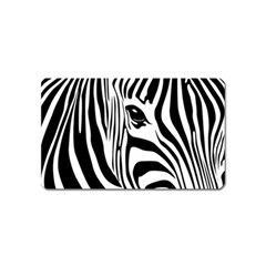 Animal Cute Pattern Art Zebra Magnet (name Card) by Amaryn4rt