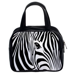 Animal Cute Pattern Art Zebra Classic Handbags (2 Sides) by Amaryn4rt