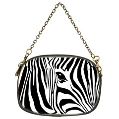 Animal Cute Pattern Art Zebra Chain Purses (one Side)  by Amaryn4rt