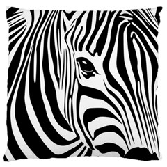 Animal Cute Pattern Art Zebra Large Cushion Case (two Sides) by Amaryn4rt