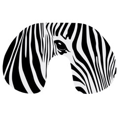 Animal Cute Pattern Art Zebra Travel Neck Pillows by Amaryn4rt