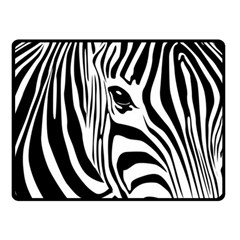 Animal Cute Pattern Art Zebra Double Sided Fleece Blanket (small)  by Amaryn4rt