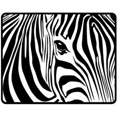 Animal Cute Pattern Art Zebra Double Sided Fleece Blanket (medium)  by Amaryn4rt