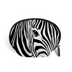 Animal Cute Pattern Art Zebra Accessory Pouches (Small)  Front