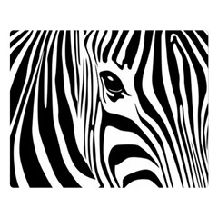 Animal Cute Pattern Art Zebra Double Sided Flano Blanket (large)  by Amaryn4rt