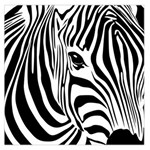 Animal Cute Pattern Art Zebra Large Satin Scarf (Square) Front