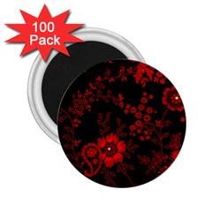 Small Red Roses 2 25  Magnets (100 Pack)  by Brittlevirginclothing